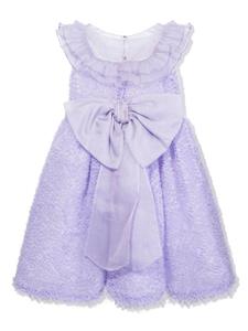 MARCHESA KIDS COUTURE Zijden jurk - Paars