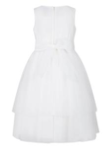 Simonetta sequinned tulle dress - Wit