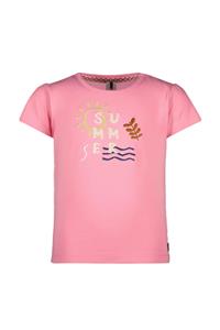 B.Nosy Meisjes t-shirt - Grace - Sugar roze