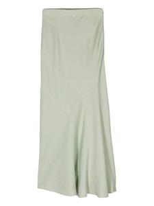 lorenaantoniazzi Lorena Antoniazzi Maxi-rok van linnenmix - Groen