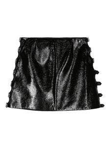 Courrèges Trapeze mini-rok - Zwart