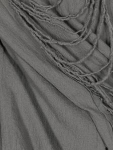yohjiyamamoto Yohji Yamamoto Gerafelde wollen sjaal - Grijs