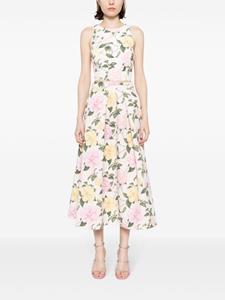 Sachin & Babi Lydia midi-rok met bloemenprint - Roze