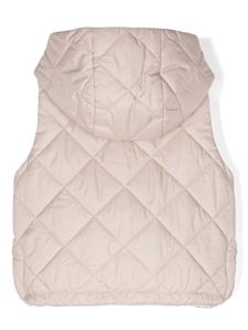 brunellocucinellikids Brunello Cucinelli Kids Bodywarmer met detail - Beige