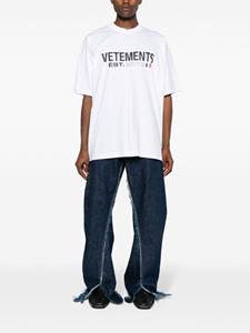 VETEMENTS T-shirt met logoprint - Wit