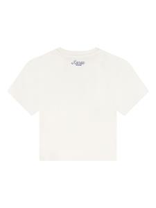 Kenzo Kids T-shirt met logoprint - Beige