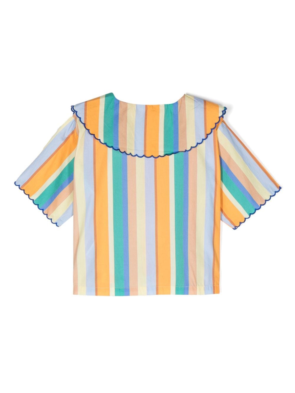 Tiny Cottons striped cotton shirt - Geel