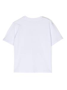 Stella McCartney Kids T-shirt met logoprint - Wit