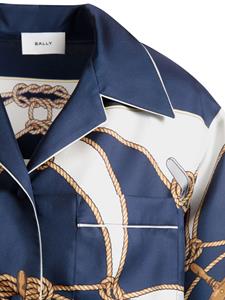 Bally Zijden overhemd - Blauw