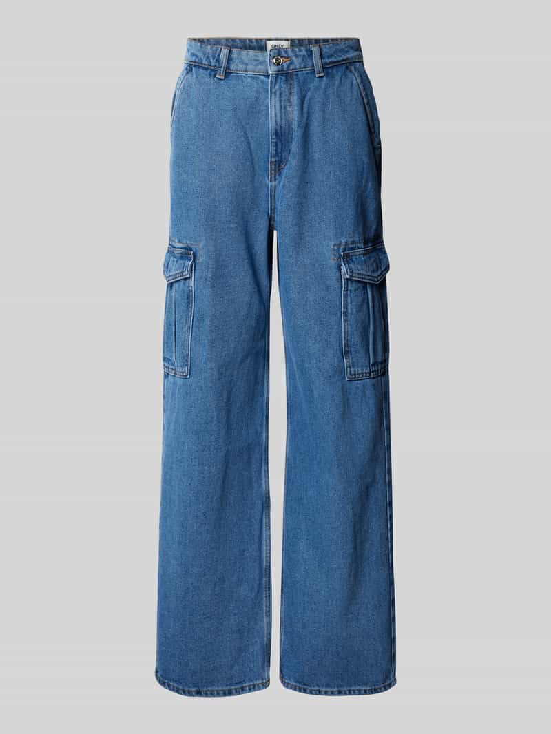 Only Wide fit jeans in cargolook, model 'HOPE'