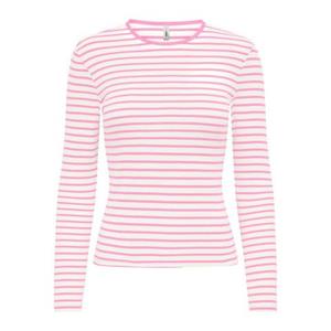 Only Shirt met lange mouwen ONLBETTY L/S O-NECK TOP BOX CC JRS