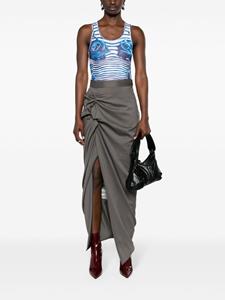 Vivienne Westwood Gesmockte maxi-rok - Grijs