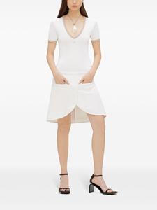 Courrèges Ellipse mini-rok - Wit