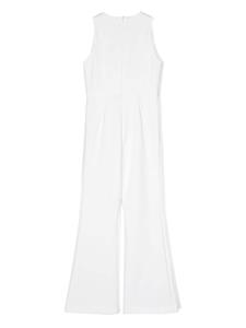 Elisabetta Franchi La Mia Bambina Jumpsuit met strikdetail - Wit