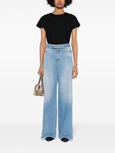 TWINSET Jeans met wijde pijpen - Blauw