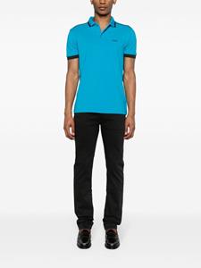 BOSS Piqué poloshirt - Blauw