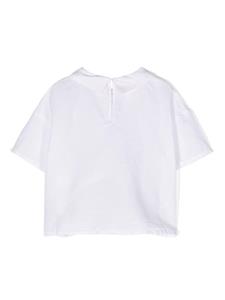 Ermanno Scervino Junior Poloshirt met geborduurd logo - Wit