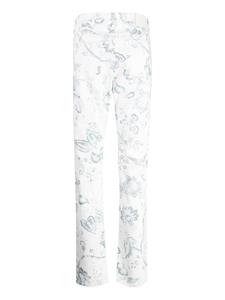 ERDEM Jeans met bloemenprint - Wit