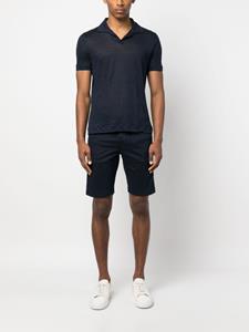 Cruciani Gevoerd poloshirt - Blauw