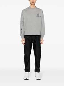 monclergrenoble Moncler Grenoble Sweater met logopatch - Grijs