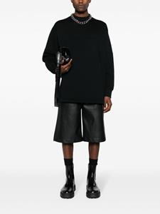Jil Sander Sweater met vlakken - Zwart
