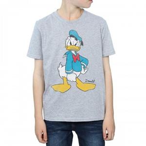 Disney jongens boze Donald Duck T-shirt 12-13 grijs