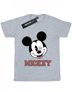 Disney jongens Mickey Mouse gezicht T-shirt 12-13 wit