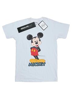 Disney jongens Mickey Mouse Retro Pose T-shirt 12-13 wit