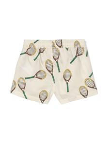Mini Rodini Tennis graphic-print shorts - Beige