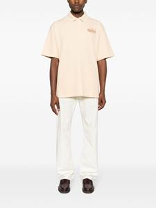 Maison Kitsuné Poloshirt met geborduurd logo - Geel