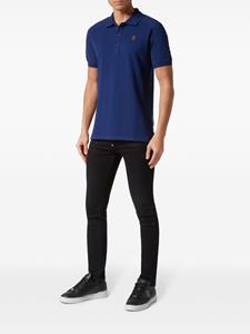 philippplein Philipp Plein Piqué poloshirt - Blauw
