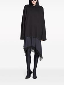 Balenciaga Asymmetrische mini-jurk - Zwart