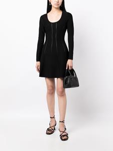 ZIMMERMANN Mini-jurk met vlakken - Zwart