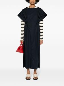 planc Plan C Midi-blousejurk - Blauw