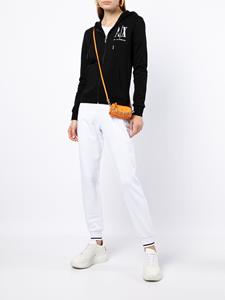 armaniexchange Armani Exchange Hoodie met logoprint - Zwart