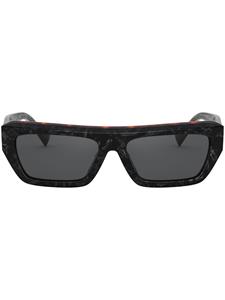 Alain Mikli Armitage zonnebril met rechthoekig montuur - Zwart