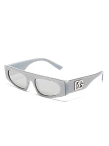 dolce&gabbanakids Dolce & Gabbana Kids Zonnebril met rechthoekig montuur - Zilver