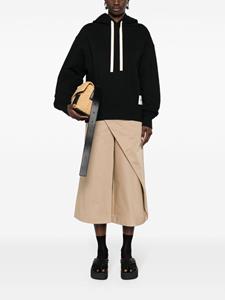 jilsander Jil Sander Katoenen hoodie met logopatch - Zwart