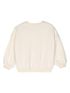 Mini Rodini Club Muscles organic cotton sweatshirt - Wit