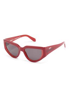 off-whiteeyewear Off-White Eyewear Seward zonnebril met cat-eye montuur - Rood