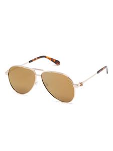 off-whiteeyewear Off-White Eyewear Zonnebril met piloten montuur - Goud