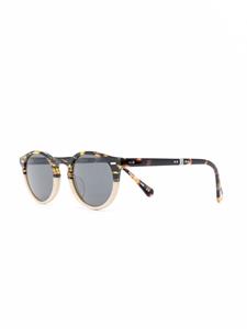 oliverpeoples Oliver Peoples Zonnebril met schildpadschild design - Beige