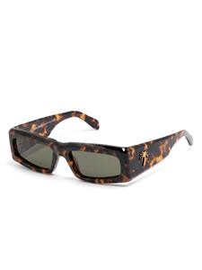 palmangelseyewear Palm Angels Eyewear Yreka zonnebril met rechthoekig montuur - Bruin
