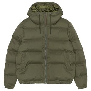 Selfhood - Women's Hooded Puffer Jacket - Lange jas, olijfgroen