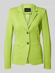 Oui Slim fit blazer met paspelzakken