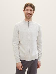TOM TAILOR Langarmhemd COMFORT COTTON LINEN (1-tlg)