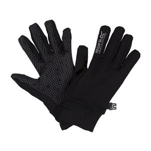 Regatta Lichtgewicht kinderhandschoenen Grippy II (Zwart/Donkergrijs)