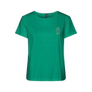 Vero moda T-shirt met korte mouwen, tekst op de borst