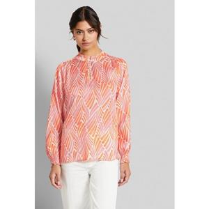 Bugatti Blouse met lange mouwen met elegante rimpelingen