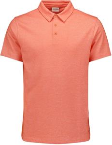 No Excess Polo 2 coloured pique zalmpeach